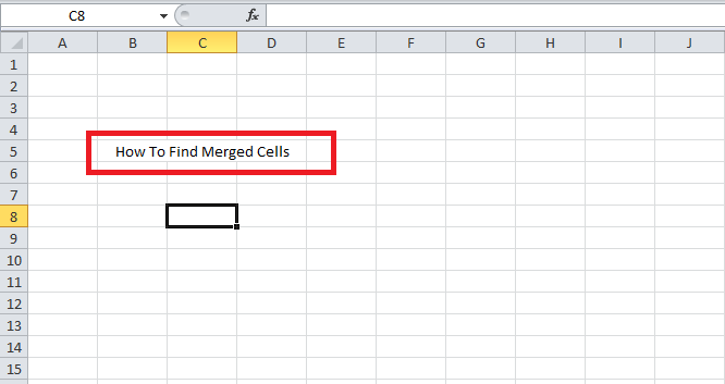 How To Find Merged Cells In Excel Guide Dowser 2120