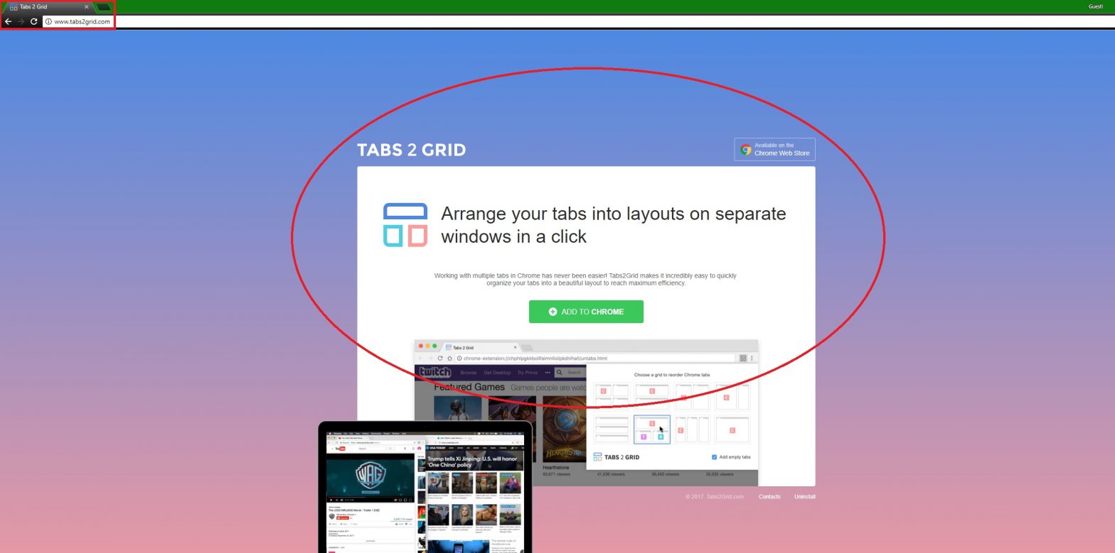 How to Remove Tabs 2 Grid Chrome/Firefox/IE