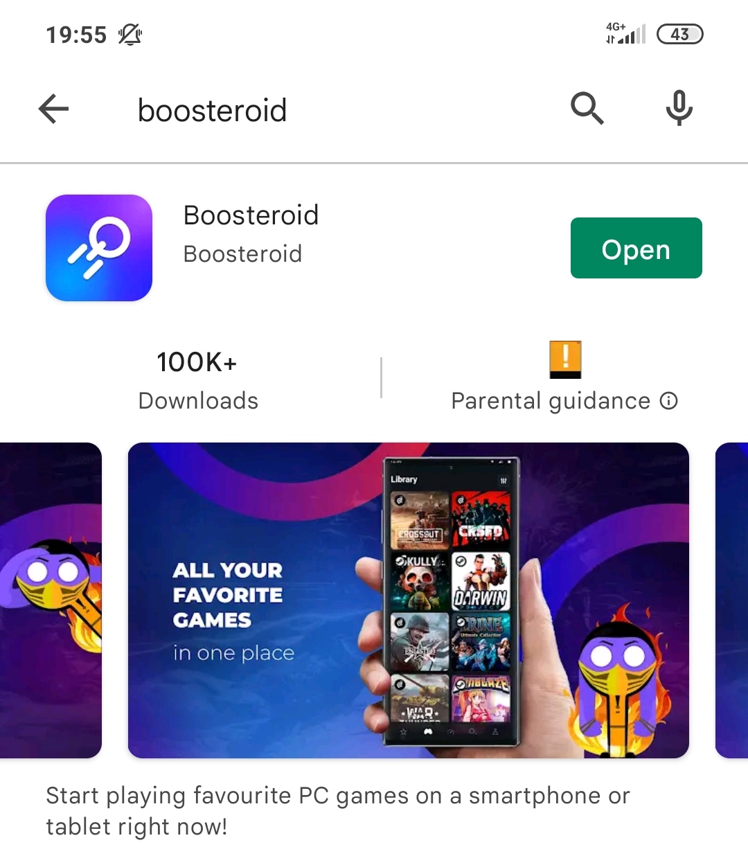 Android Apps by Boosteroid on Google Play
