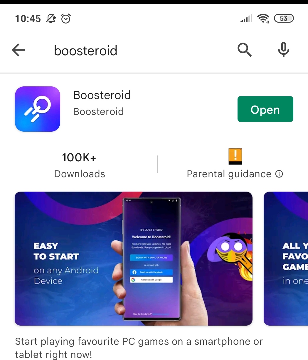 Android Apps by Boosteroid on Google Play